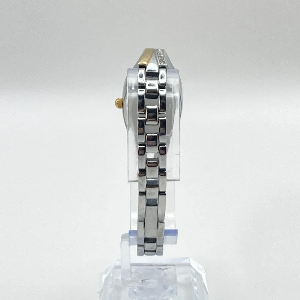 Armitron Now Women's Watch 19mm Gold Silver Two Tone Crystals New Battery 6.75